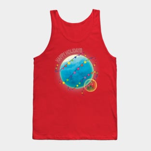 Happy Holidays - Christmas Lights Tank Top